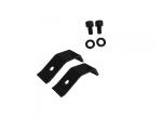Radiator Mounting Kit, Black (19466), VW Golf / Scirocco I